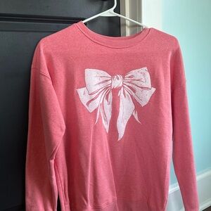 Pink Bow Kids Sweatshirt